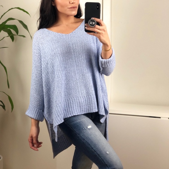 SWIFT ICE BLUE Folded Cuffs Sweater - Picture 2 of 8